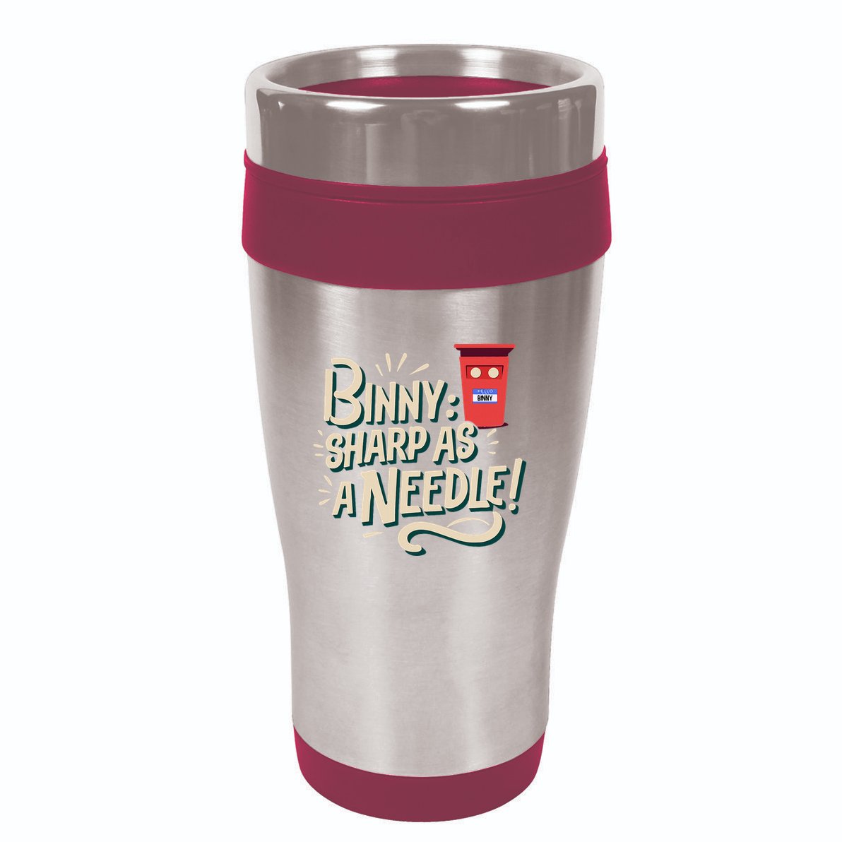Binny Sharp As A Needle Kensington Avenue Camera Club 16oz Travel Tumbler