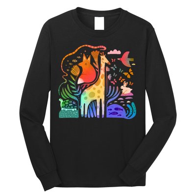 Biodiversity Science Animal Nature Long Sleeve Shirt