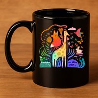 Biodiversity Science Animal Nature 11oz C Handle Ceramic Mug