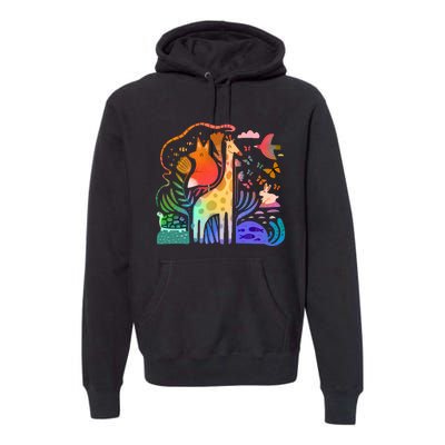 Biodiversity Science Animal Nature Premium Hoodie