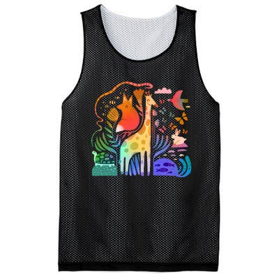 Biodiversity Science Animal Nature Mesh Reversible Basketball Jersey Tank