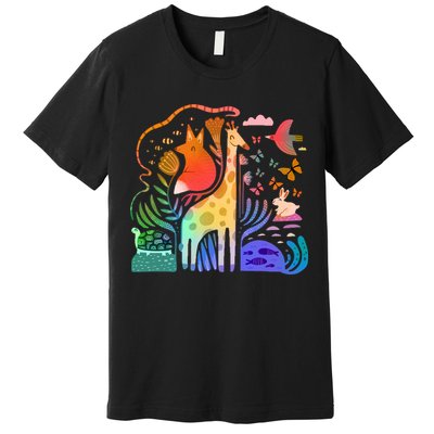 Biodiversity Science Animal Nature Premium T-Shirt