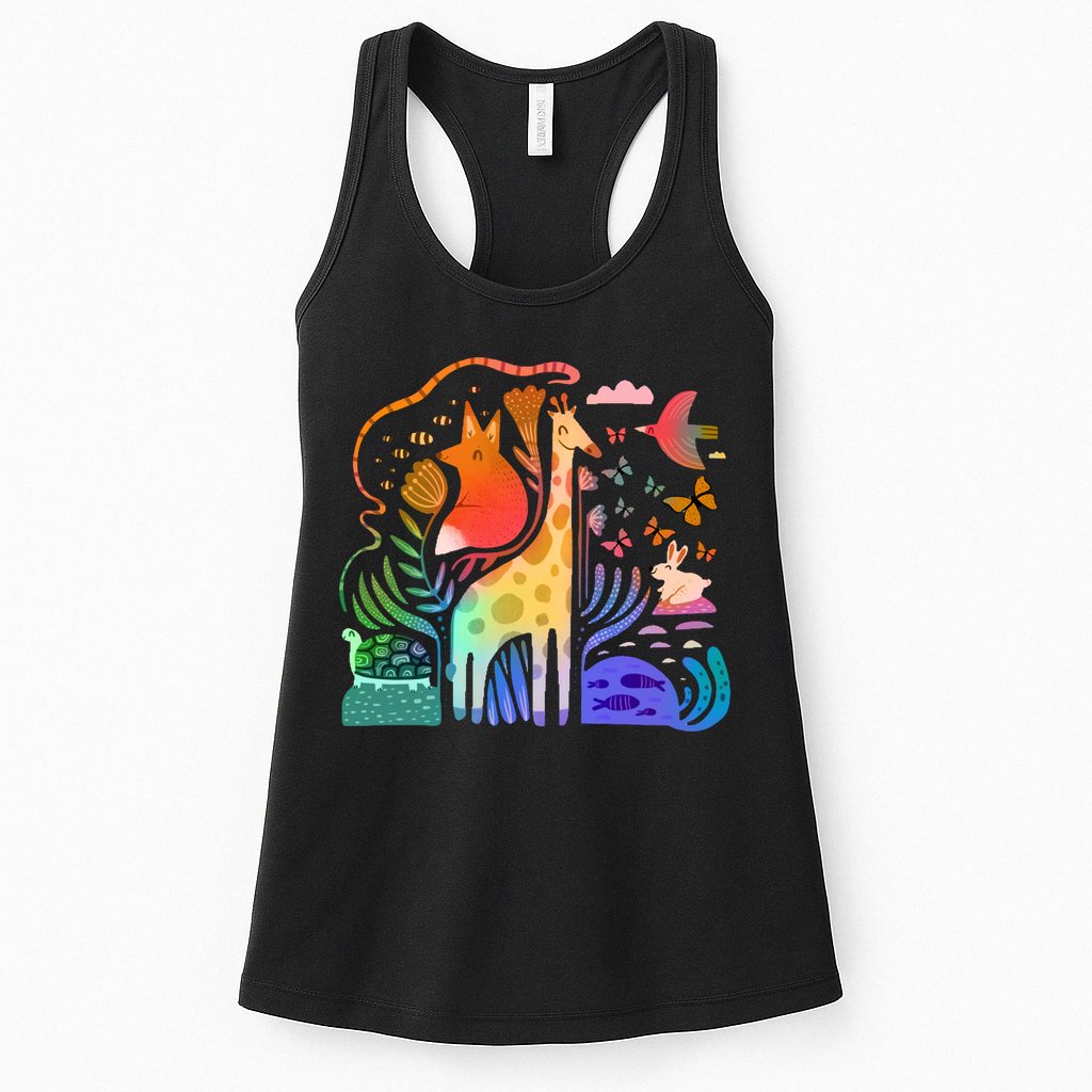 Biodiversity Science Animal Nature Womens Tank Top