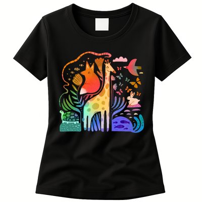 Biodiversity Science Animal Nature Womens T-Shirt