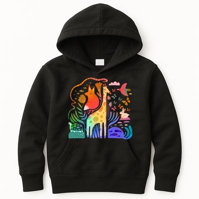 Biodiversity Science Animal Nature Kids Hoodie