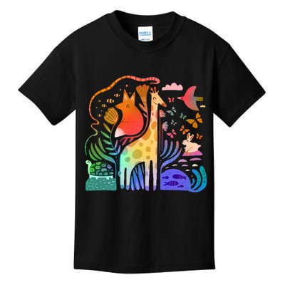Biodiversity Science Animal Nature Kids T-Shirt