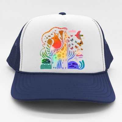 Biodiversity Science Animal Nature Trucker Hat