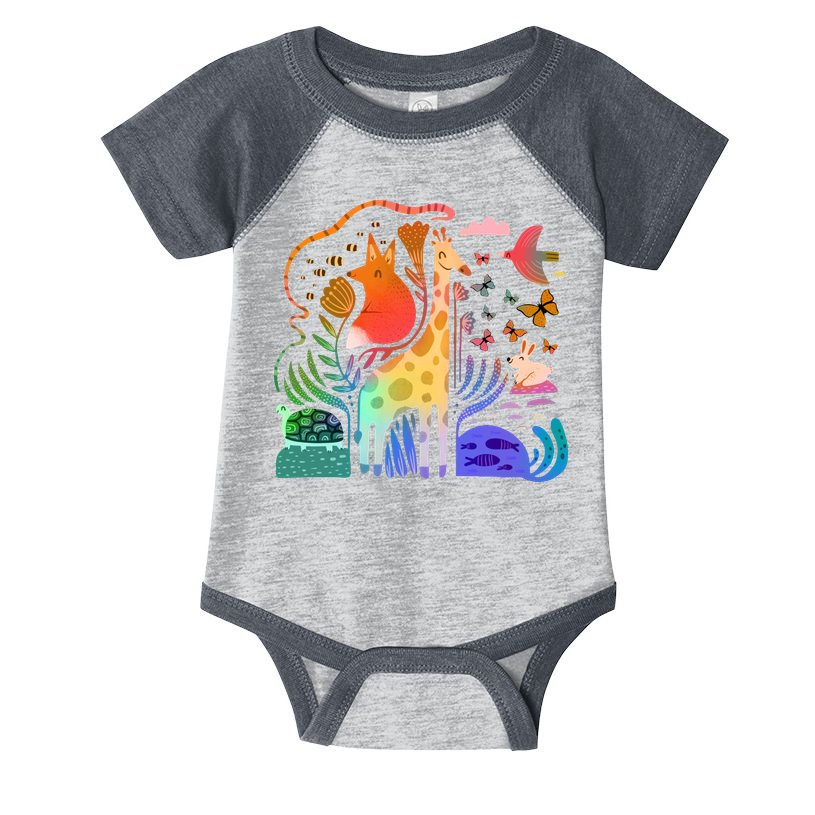 Biodiversity Science Animal Nature Infant Baby Jersey Bodysuit