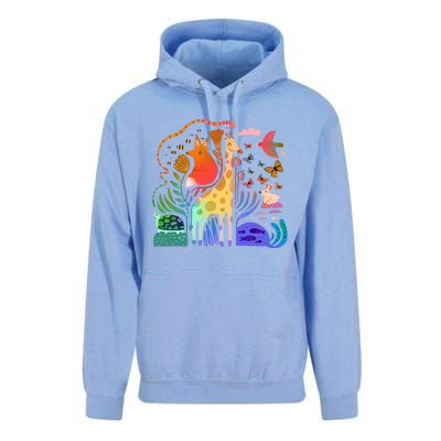 Biodiversity Science Animal Nature Unisex Surf Hoodie