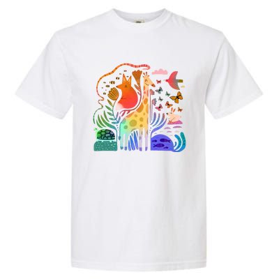 Biodiversity Science Animal Nature Garment-Dyed Heavyweight T-Shirt