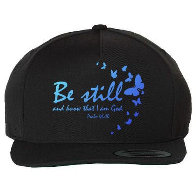 Be Still And Know That I Am God Christian Religious Funny Gift Wool Snapback Cap