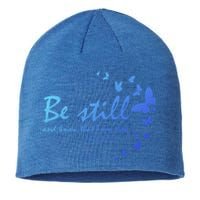 Be Still And Know That I Am God Christian Religious Funny Gift Sustainable Beanie