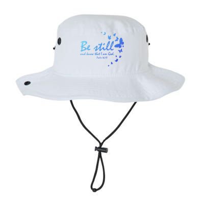 Be Still And Know That I Am God Christian Religious Funny Gift Legacy Cool Fit Booney Bucket Hat