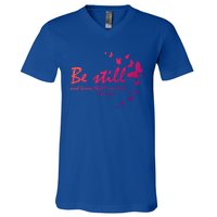 Be Still And Know That I Am God Christian Religious Funny Gift V-Neck T-Shirt