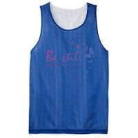 Be Still And Know That I Am God Christian Religious Funny Gift Mesh Reversible Basketball Jersey Tank