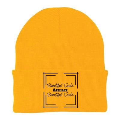 Beautiful Souls Attract Beautiful Souls Summer Knit Cap Winter Beanie