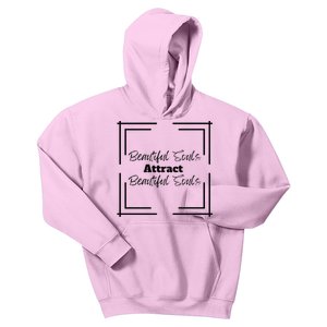 Beautiful Souls Attract Beautiful Souls Summer Kids Hoodie