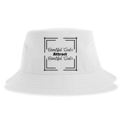 Beautiful Souls Attract Beautiful Souls Summer Sustainable Bucket Hat