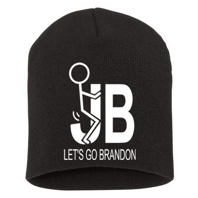 Biden Screwing America LetS Go Brandon Short Acrylic Beanie