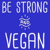 Be Strong And Vegan Design Gift For Christian Vegetarians Gift Premium T-Shirt