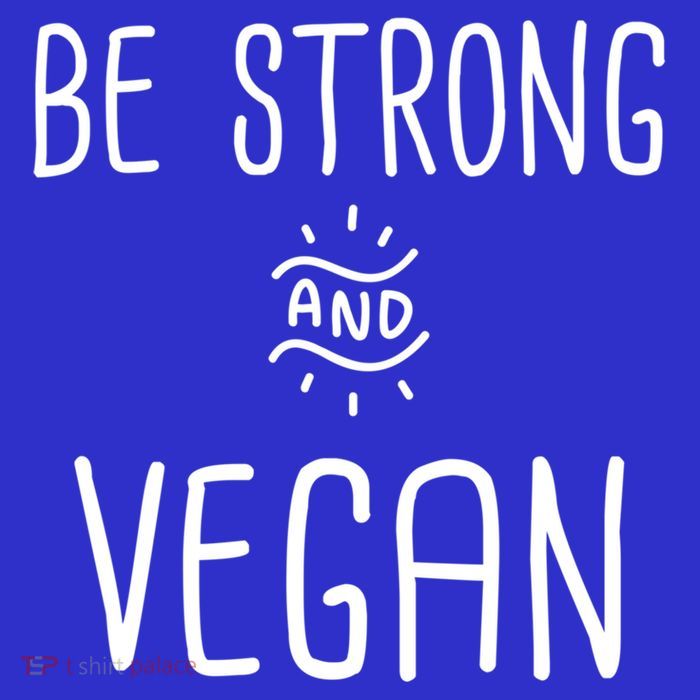 Be Strong And Vegan Design Gift For Christian Vegetarians Gift Kids T-Shirt