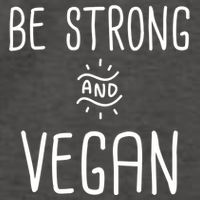 Be Strong And Vegan Design Gift For Christian Vegetarians Gift Vector Backpack