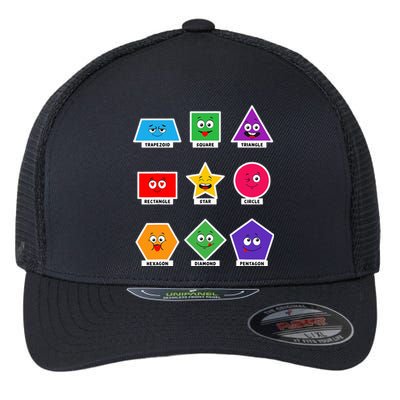 Basic Shapes And Preschoolers Learning Flexfit Unipanel Trucker Cap