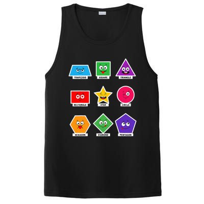 Basic Shapes And Preschoolers Learning PosiCharge Competitor Tank