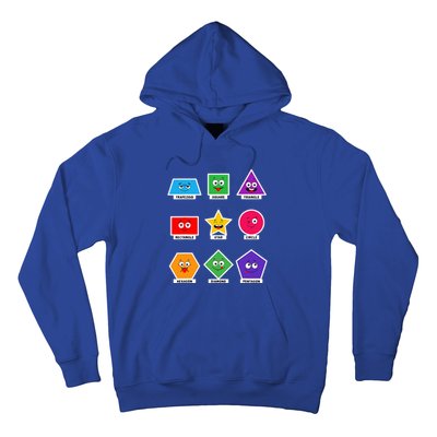 Basic Shapes And Preschoolers Learning Hoodie