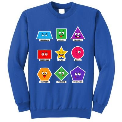 Basic Shapes And Preschoolers Learning Sweatshirt