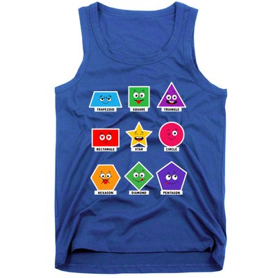 Basic Shapes And Preschoolers Learning Tank Top