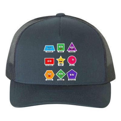 Basic Shapes And Preschoolers Learning Yupoong Adult 5-Panel Trucker Hat