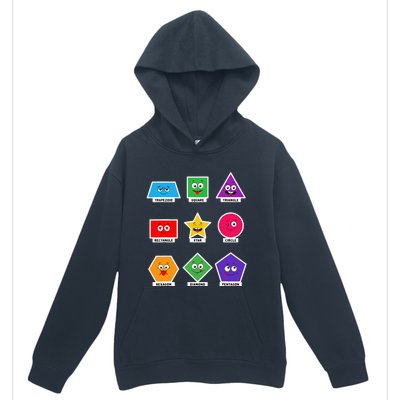 Basic Shapes And Preschoolers Learning Urban Pullover Hoodie