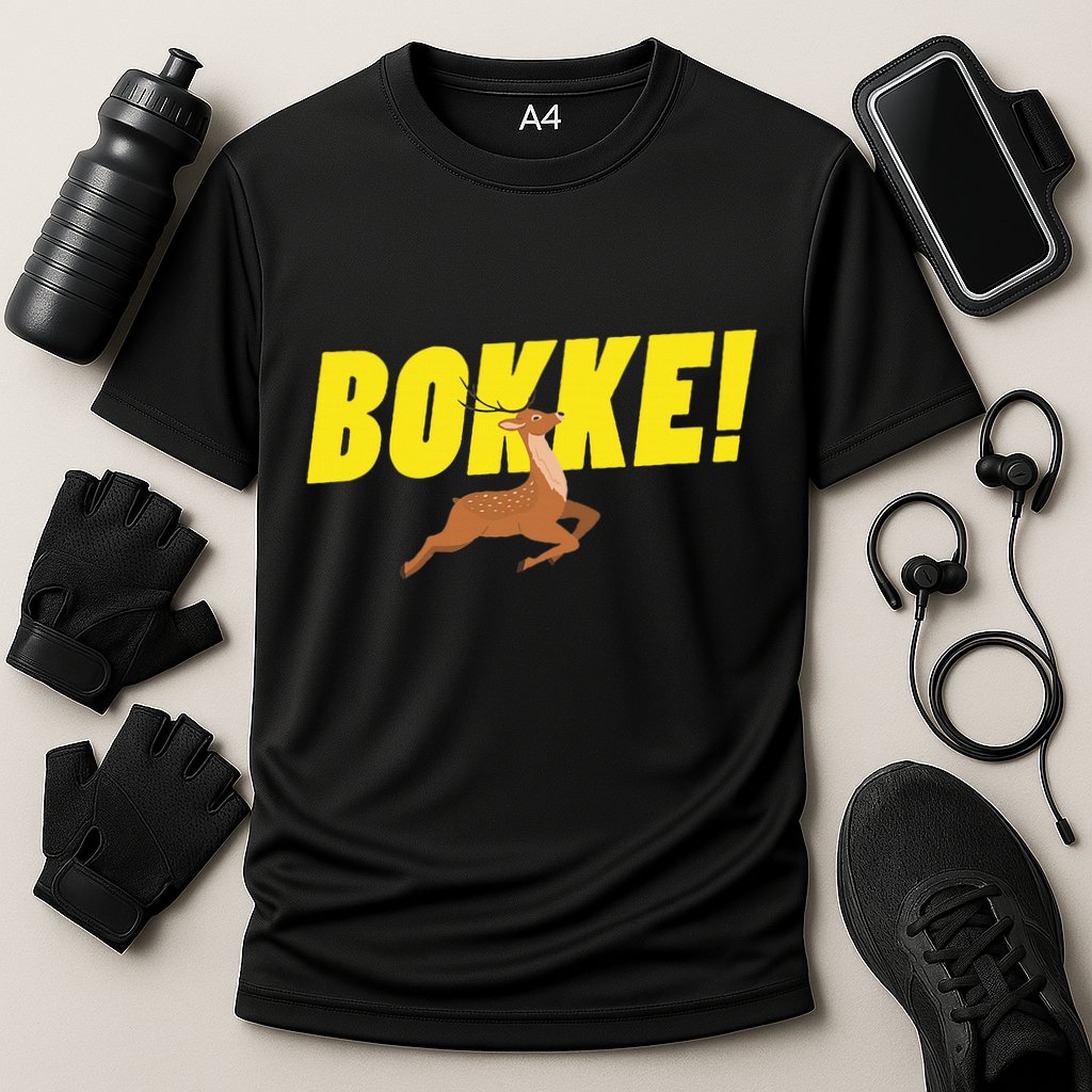 Bokke! South Africa Rugby Springbok South African Cooling Performance Crew T-Shirt