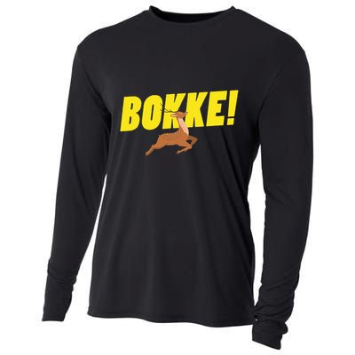 Bokke! South Africa Rugby Springbok South African Cooling Performance Long Sleeve Crew