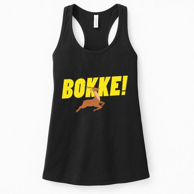 Bokke! South Africa Rugby Springbok South African Womens Tank Top