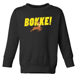 Bokke! South Africa Rugby Springbok South African Toddler Sweatshirt