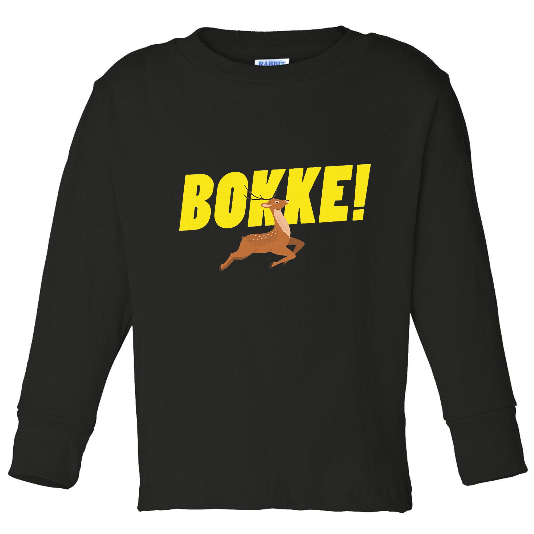 Bokke! South Africa Rugby Springbok South African Toddler Long Sleeve Shirt