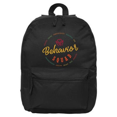 Behavior Specialist Apparel Behavior Squad 16 in Basic Backpack