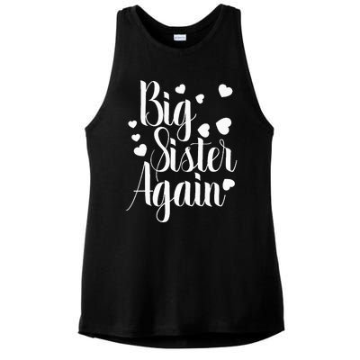 Big Sister Again Ladies PosiCharge Tri-Blend Wicking Tank