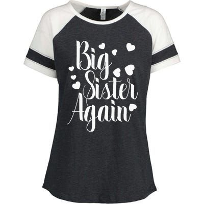 Big Sister Again Enza Ladies Jersey Colorblock Tee