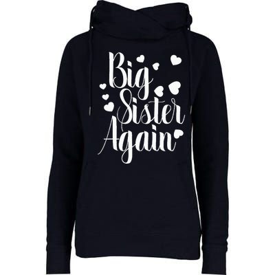 Big Sister Again Womens Funnel Neck Pullover Hood