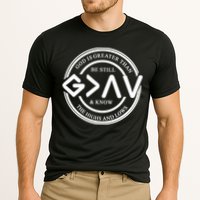 Be Still And Know, God Is Greater Than The Highs And Lows Circle Performance Shirt