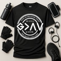 Be Still And Know, God Is Greater Than The Highs And Lows Circle Performance Shirt