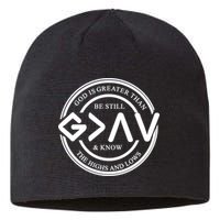 Be Still And Know, God Is Greater Than The Highs And Lows Circle Sustainable Beanie