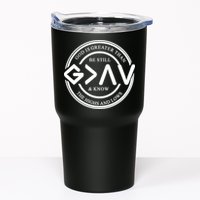 Be Still And Know, God Is Greater Than The Highs And Lows Circle Tumbler