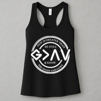 Be Still And Know, God Is Greater Than The Highs And Lows Circle Womens Tank Top