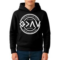 Be Still And Know, God Is Greater Than The Highs And Lows Circle Kids Hoodie