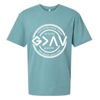 Be Still And Know, God Is Greater Than The Highs And Lows Circle Sueded Cloud Jersey T-Shirt