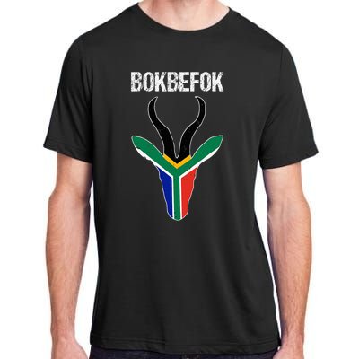 Bokbefok South African Rugby Bokke South Africa Flag Colours Adult ChromaSoft Performance T-Shirt